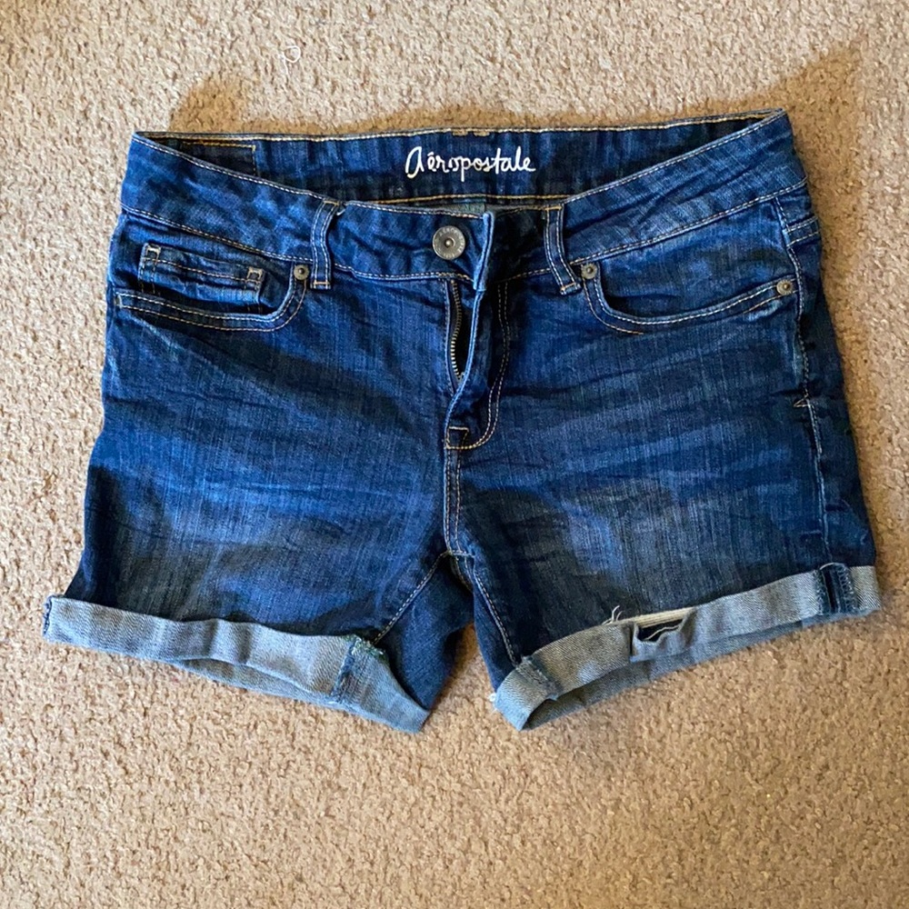 Boyfriend jean shorts
